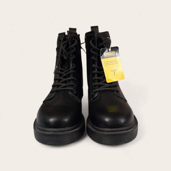 Tredsafe Women’s Raven Slip‑Resistant Work Shoes Size 7 Black - Work Boots - Picture 2 of 8